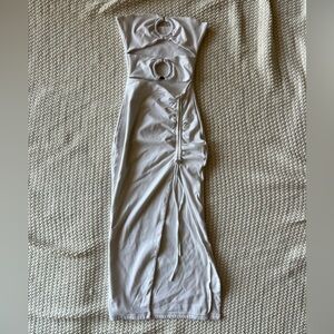 Boho Strapless Cutout Dress